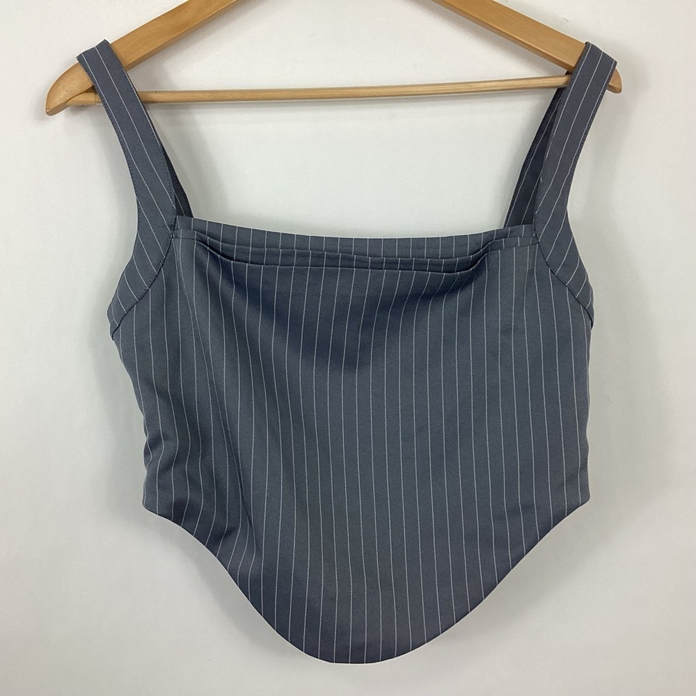 Princess Polly Pinstripe Corset Tank Top